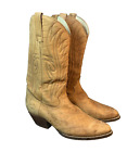 Tony Lama 4438 Leather Western Cowboy Boots Tan Men's Size 10.5