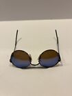 Very Rare Cool Vintage REVO 968/001 Blue Mirror Glass Lenses Made in Italy