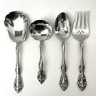 New ListingOneida Brahms Lot of 4 Serving Pieces Fork Shell Spoons Stainless