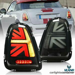 SMOKED LED Tail Lights For 2007-2013 BMW Mini R55/56/58/59 Cooper w/Sequential (For: More than one vehicle)
