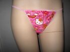 Hello Kitty G string Panties sparkly pink purple knickers feminine Lingerie Gift