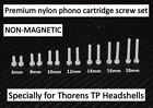 Premium NYLON Phono Cartridge Screw Set M2 / Specially for Thorens TP Headshells