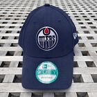 Edmonton Oilers Logo New Era 9FORTY NHL Hockey Canada Blue Adjustable Cap Hat