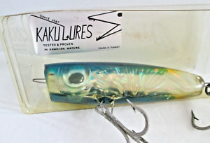 Vintage New Kaku Lures Saltwater Fishing Hawaii Eyeballs Foil 5