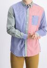 Tommy Hilfiger Men’s Gingham Logo Button Down Long Sleeve 100% Cotton Shirt XXL