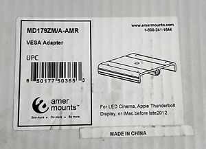 MD179ZM/A Apple VESA Mount Adapter for iMac and LED Cinema or Apple Thunderbolt