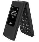 Plum Flipper LTE D280 Black Unlocked Flip Phone ATT Tmobile