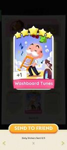 Washboard Tunes - Monopoly GO! 5⭐ Sticker (Read Description) Instant Delivery