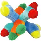 Zanies Dog Plush Toy 6 Squeakers Attack Jack 11