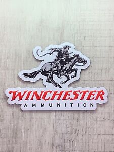 Winchester Custom Logo Die Cut Magnet  Fridge  Toolbox Firearms Gun Ammo