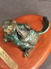 Animal Bronze Sculpture/Beaver/Signed/Forest Hart/Dated 1977/Number 84/USA
