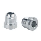 6AN/8AN/10AN Male Weld On Fitting Bung Hose Adapter Fuel Oil Aluminum Pack of 2