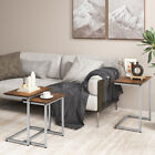 3 Pieces Multifunctional Coffee End Table Set-Rustic Brown