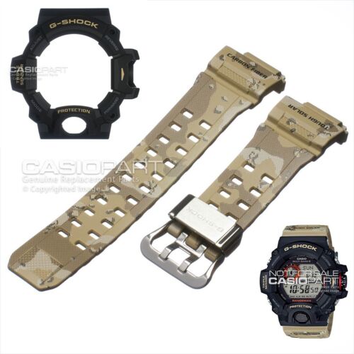 GENUINE Casio Camouflage Watch Band & Bezel G-shock Rangeman GW-9400DCJ-1 Desert