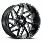 VISION 361 Spyder 20X12 8X170 Offset -51 Gloss Black Milled Spokes (Qty of 1)