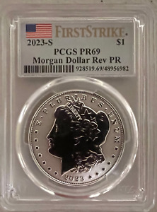 2023-S Reverse Proof $1 Morgan Dollar PCGS Rev PR69 First Strike
