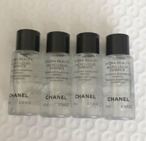 4x Chanel Hydra Beauty Micro Liquid Essence Refining Energizing Hydration 0.34oz