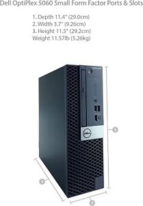 Dell Optiplex 5060 SFF 3.0 GHz Core i5-8500 16GB RAM 256GB  SSD DVDRW Win11