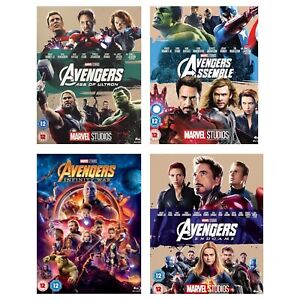 Avengers: Marvel Film Collection. Complete 4-Movie (Region Free, Fast Shipping)