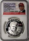 New Listing2020 Cameroon 1000F 1oz Silver Donald Trump High Relief NGC PF70 Ultra Cameo