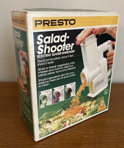 New ListingVtg Presto Salad Shooter 02910 Electric Food Slicer Shredder BRAND NEW