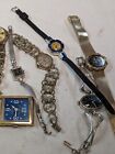 Lot of 9 Vintage Ladies Mechanical Watches For Parts or Repair - Most Running