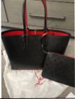 Christian Louboutin 3205218CM53 Classic Leather Cabata Tote Bag Large - Black