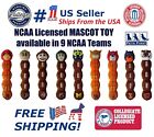 NCAA Mascot Dog Toy. Licensed, Durable Plush, with 5 SQUEAKERS. BEST PET FAN TOY