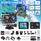 4K Action Camera Sport Video Underwater Wifi Remote For Go Pro Camera Waterproof