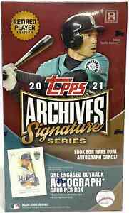 2021 Topps Archives Signature Series Retired Player Edition Baseball Hobby Box E