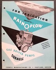 Cornell - Rainflow Gasoline Driven Irrigation Pumps Dealer Sales Brochure