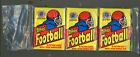 1981 Topps FOOTBALL (3 WAX) Grocery Rack Pack Unopened/Unsearched Original Owner