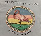 CHRISTOPHER CROSS 1981 Tour vintage T SHIRT Size S M L 2345XL
