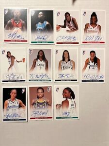 2009-10 Rittenhouse WNBA Lot of 11 Autographs