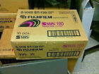 Fujifilm S-VHS ST-120 Video Tapes NOS NEW SEALED Box of 10