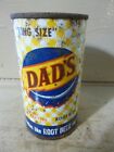 DAD`S ROOT BEER FLAT TOP SODA CAN        -[EMPTY CANS, READ DESC.]-