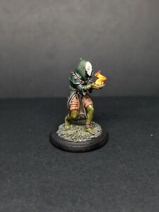 Pathfinder Dnd Chaotic/evil Priest Of Flame Painted Miniature Fantasy 25-28mm