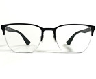 Ray-Ban Eyeglasses Frames RB6428 2995 Black Square Half Rim 54-19-145