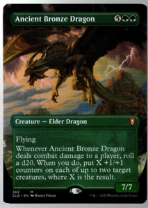 Ancient Bronze Dragon 369 Mythic Borderless Baldur's Gate Magic The Gathering NM