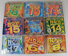 NOW THAT'S WHAT I CALL MUSIC LOT of 9 CD #'s 6 8 13 14 15 16 17 18 19