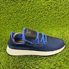 Adidas Deerupt Runner Mens Size 12 Blue Athletic Running Shoes Sneakers B41764
