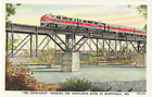 Monon Railroad / The Streamlined Tippecanoe / 1948 Linen Advertising Postcard