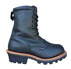 REDWING Steel Toe Black Logger Boots / Work Boots 4416 Men’s US SIZE 11-D New