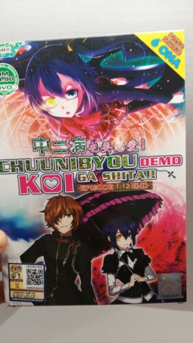 Chuunibyou Demo Koi Ga Shitai DVD Season 1 Episodes 1-12 | Anime |