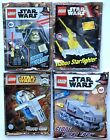 LEGO Star Wars Foil Pack Lot Palpatine Slave One Naboo Starfighter Clone Turbo