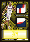 2020 Panini Obsidian Rookie Patch Autograph - TYRESE MAXEY RC RPA Digital Card