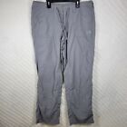 The North Face Cargo Pants Women's Size 12 Gray Straight Leg Hiking Drawstring