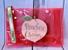NEW Too Faced Limited Edition Peaches And Cream Clear Peach Cosmetic Makeup Bag