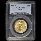 2006-W $25 GOLD AMERICAN EAGLE ✪ PCGS MS-69 ✪ 1/2 OZ COIN BURNISHED ◢TRUSTED◣