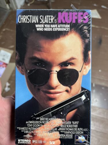 Kuffs VHS 1992 Sealed Universal Watermarks Christian Slater MCA Universal